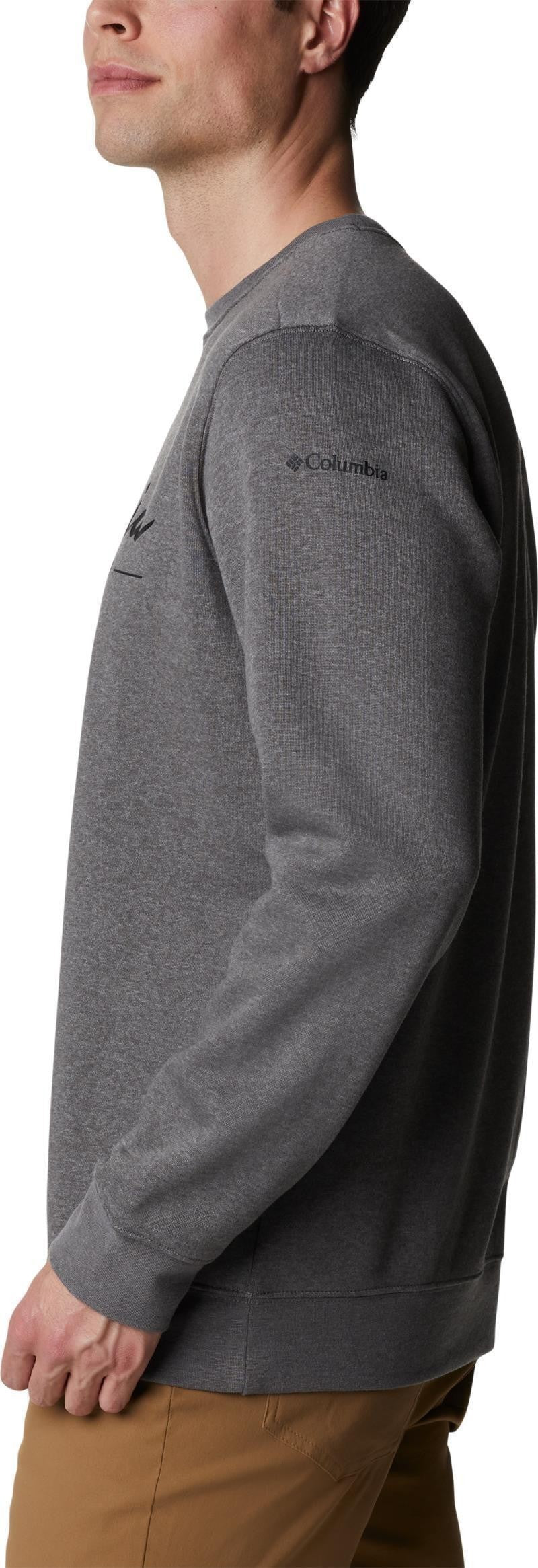 Columbia Trek Crew - Mens - charcoal heather 1