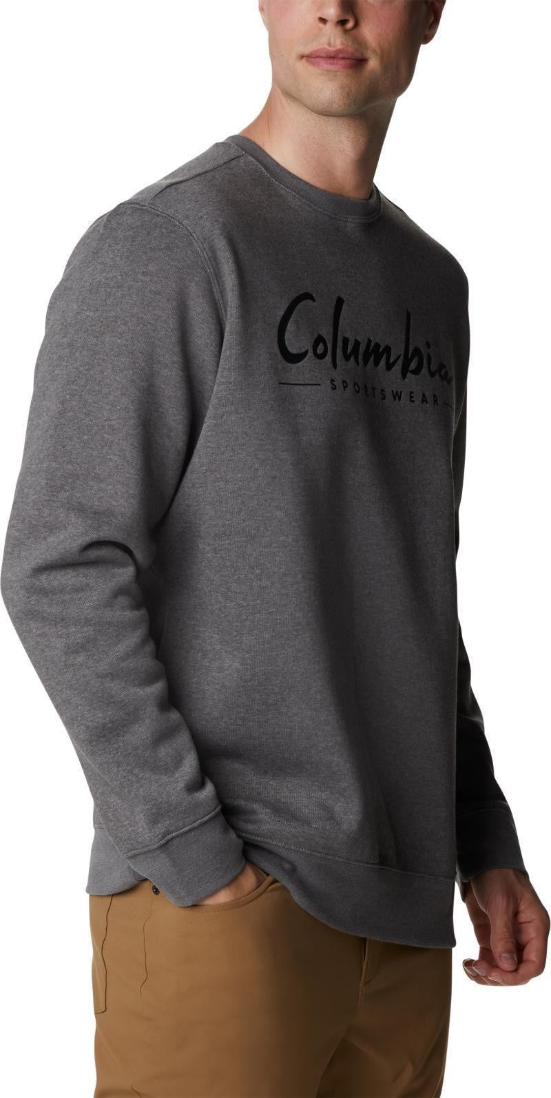 Columbia Trek Crew - Mens - charcoal heather 1