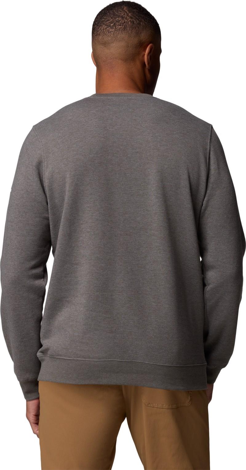 Columbia Trek Crew - Mens - charcoal heather / boxy brand 1