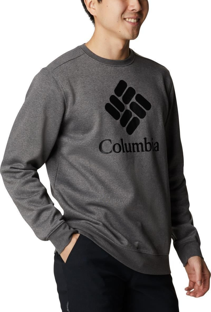 Columbia Trek Crew - Mens - charcoal heather / csc stacked logo 1