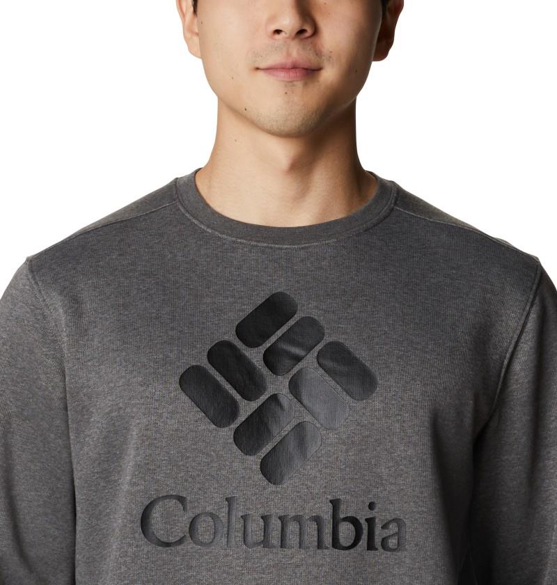 Columbia Trek Crew - Mens - charcoal heather / csc stacked logo 1