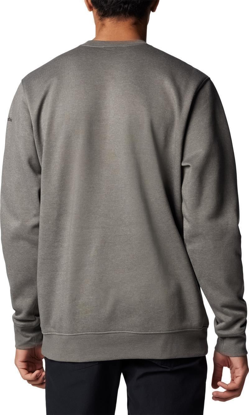 Columbia Trek Crew - Mens - charcoal heather / puff box gem logo 1