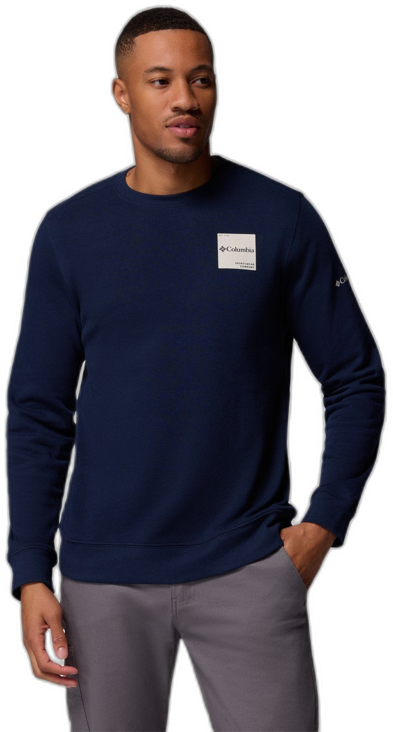 Columbia Trek Crew - Mens - collegiate navy / boxy brand 1