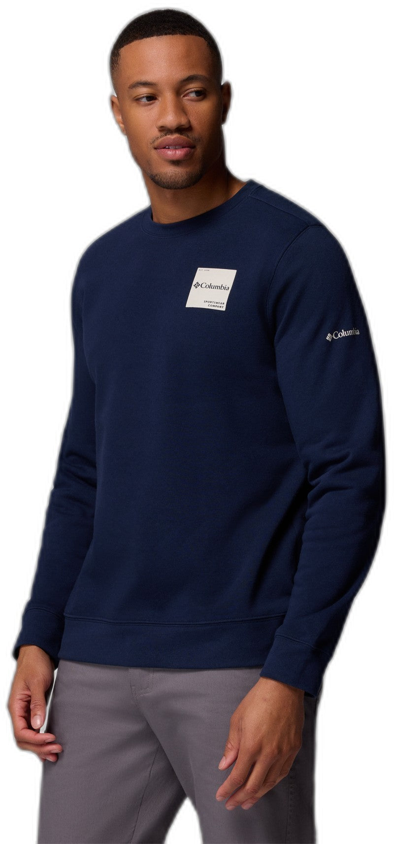 Columbia Trek Crew - Mens - collegiate navy / boxy brand 1