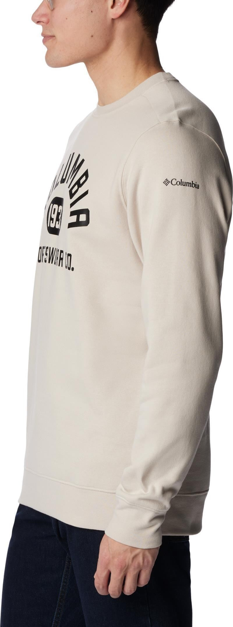 Columbia Trek Crew - Mens - dark stone / college life graphic 1