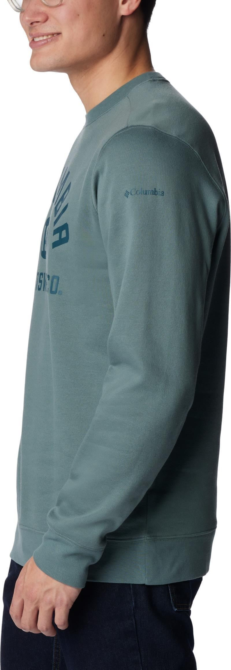 Columbia Trek Crew - Mens - metal / college life graphic 1