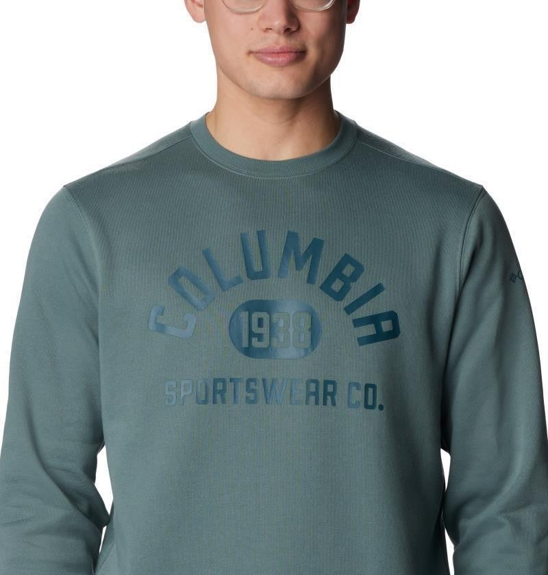 Columbia Trek Crew - Mens - metal / college life graphic 1