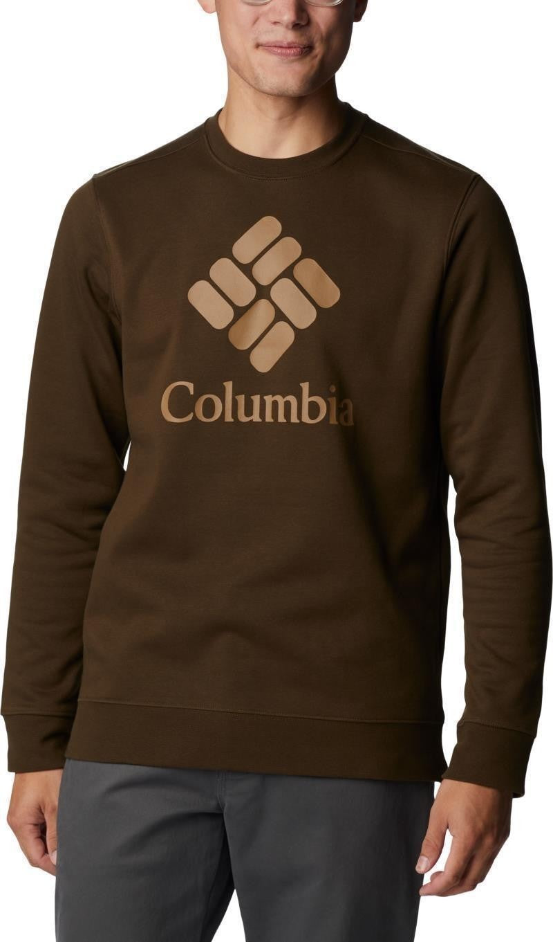 Columbia Trek Crew - Mens - olive green / csc stacked graphic 1
