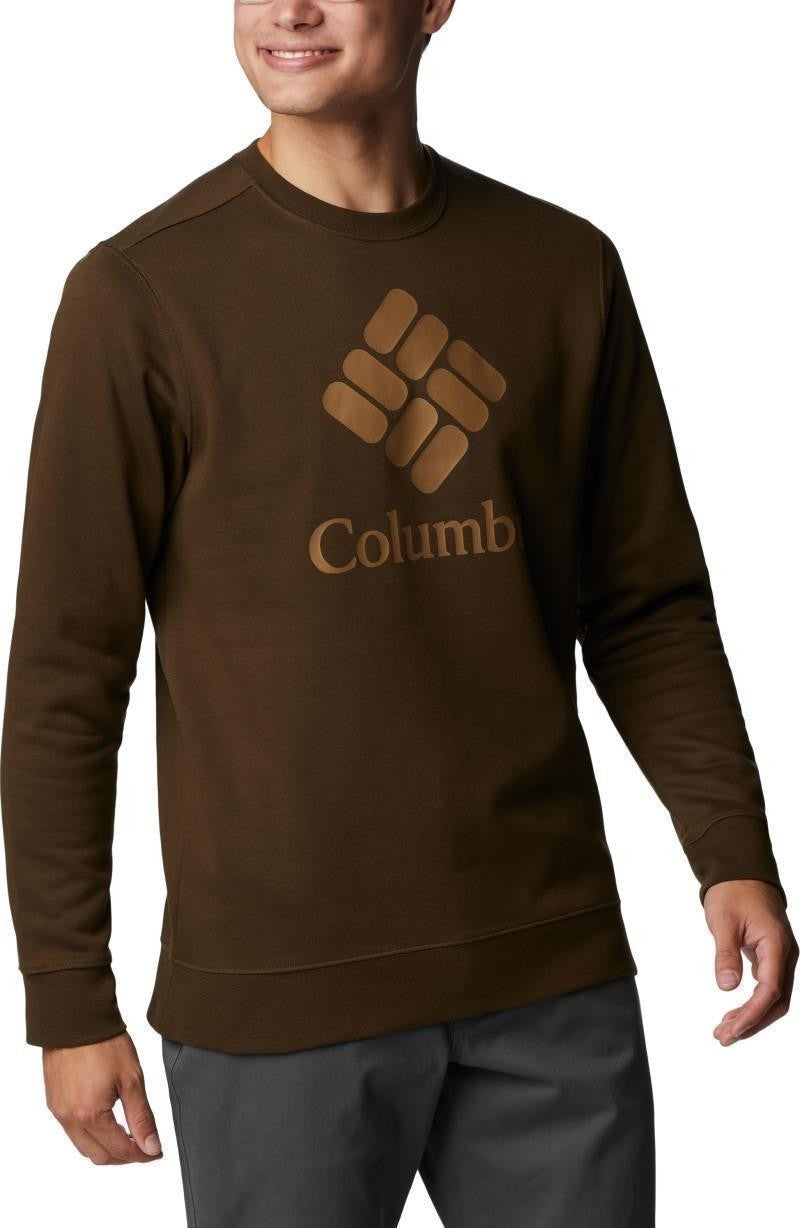 Columbia Trek Crew - Mens - olive green / csc stacked graphic 1