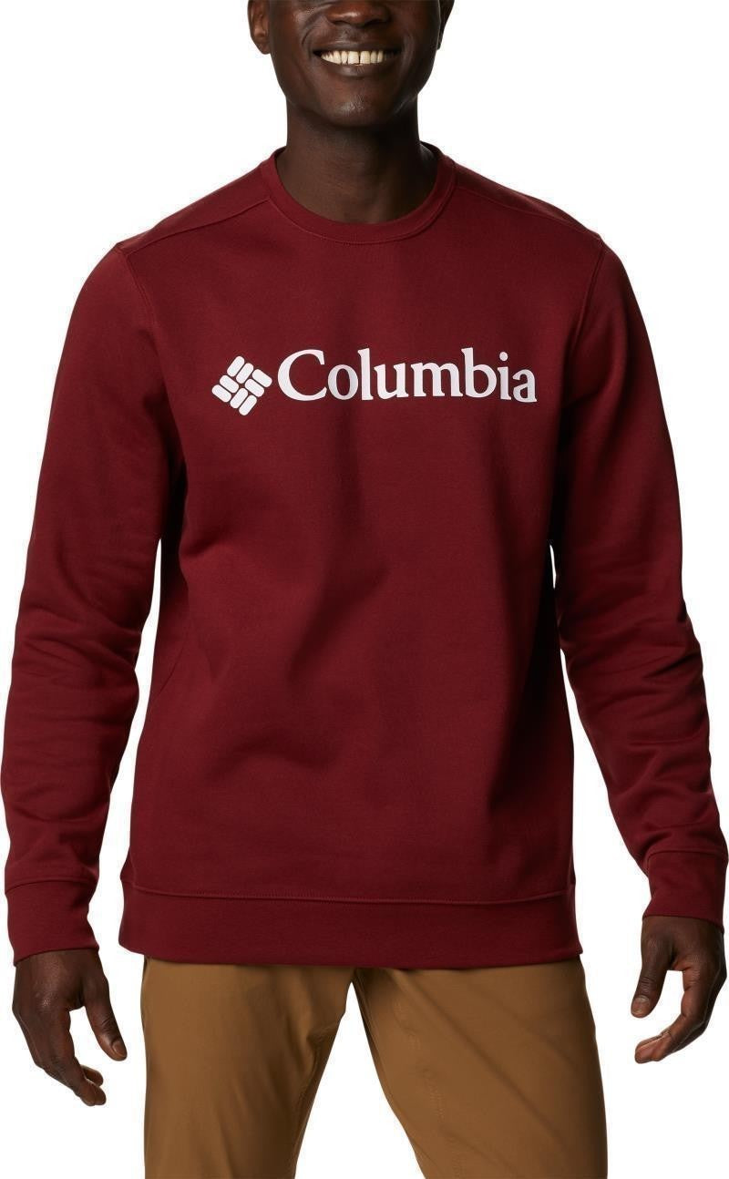 Columbia Trek Crew - Mens - red jasper / csc branded logo 1