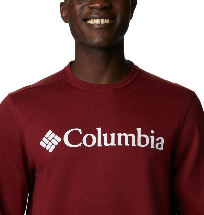 Columbia Trek Crew - Mens - red jasper / csc branded logo 1
