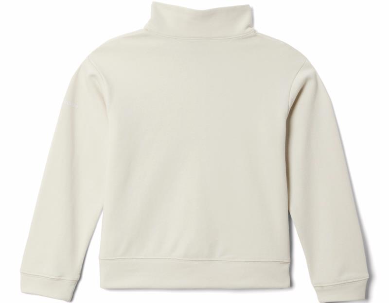 Columbia Trek French Terry Half Zip - Youth Girls - Chalk 2