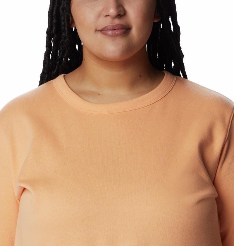 Columbia Trek French Terry Romper - Plus - Womens - Peach 4