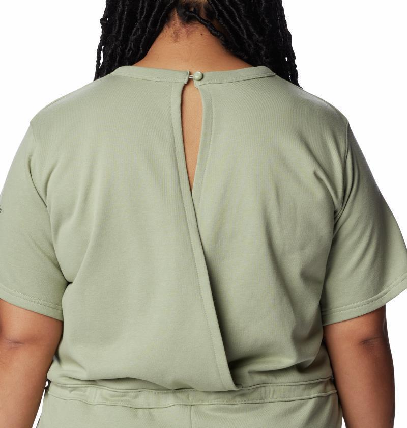 Columbia Trek French Terry Romper - Plus - Womens - safari 1