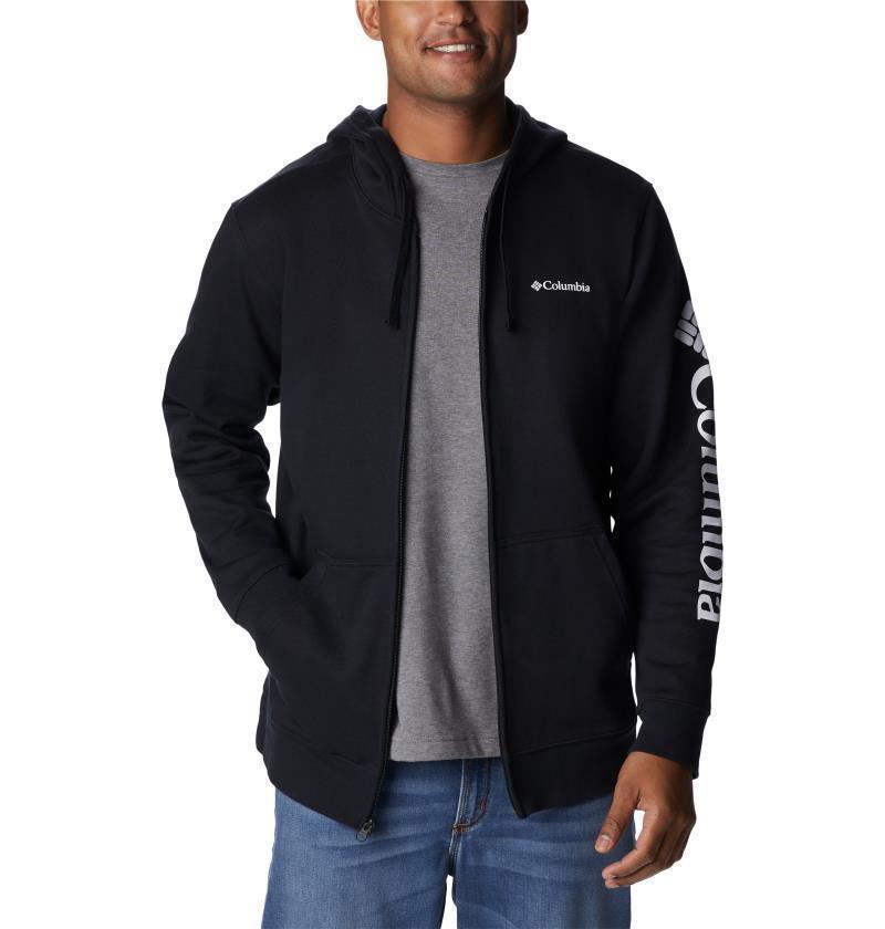 Columbia Trek Full-Zip Hoodie - Mens - Black / CSC Sleeve Logo 2