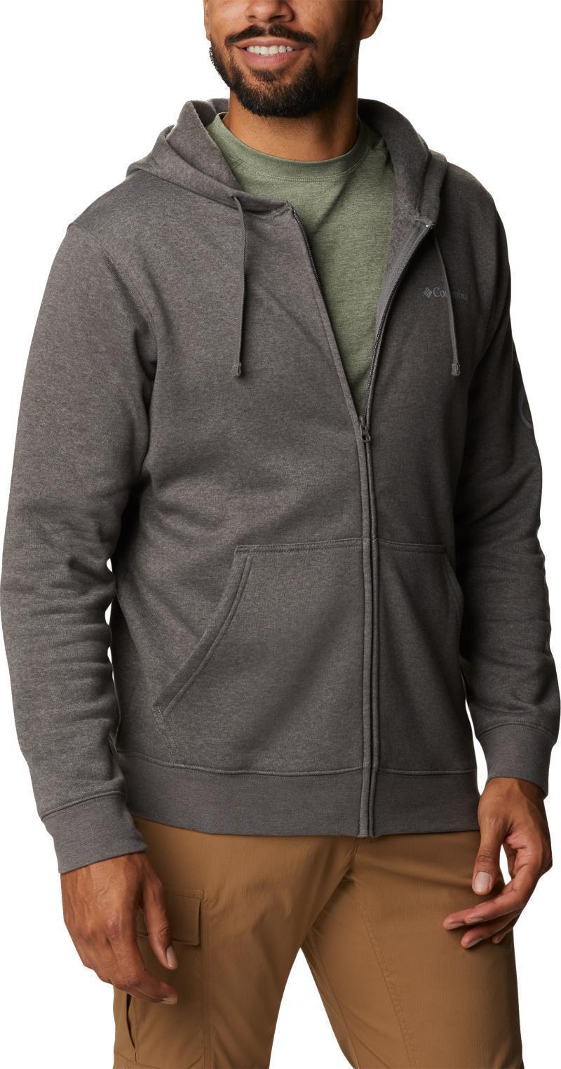 Columbia Trek Full-Zip Hoodie - Mens - Charcoal Heather 3
