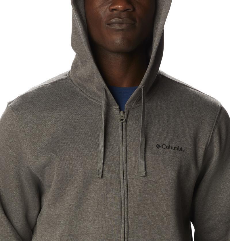Columbia Trek Full-Zip Hoodie - Mens - Charcoal Heather / CSC Sleeve Logo 5