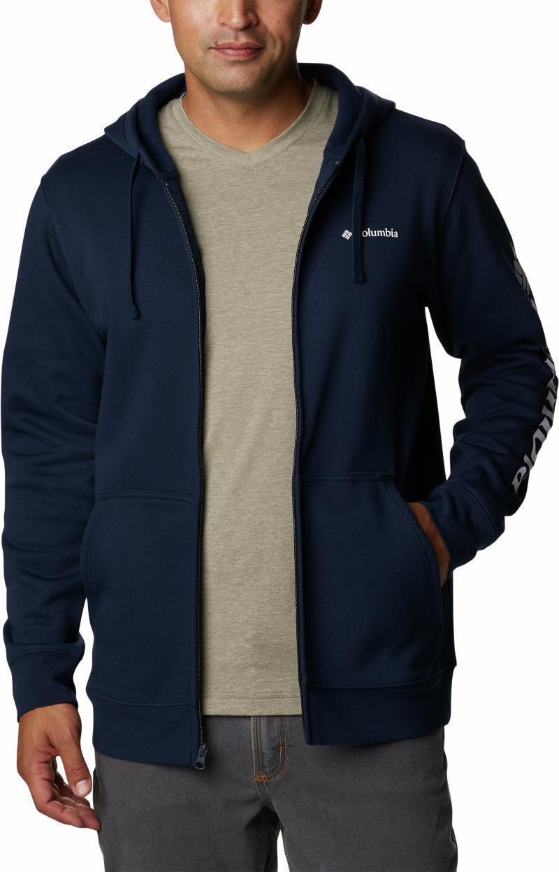 Columbia Trek Full-Zip Hoodie - Mens - Collegiate Navy / CSC Sleeve Logo 2