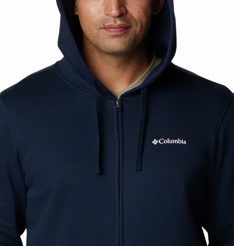 Columbia Trek Full-Zip Hoodie - Mens - Collegiate Navy / CSC Sleeve Logo 3