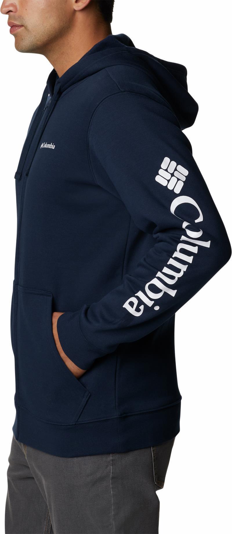 Columbia Trek Full-Zip Hoodie - Mens - Collegiate Navy / CSC Sleeve Logo 4