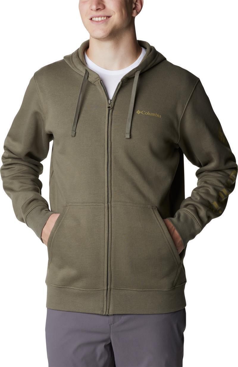 Columbia Trek Full-Zip Hoodie - Mens - Stone Green 1