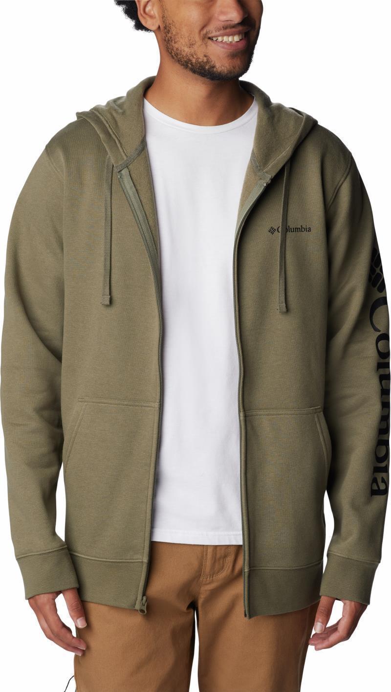 Columbia Trek Full-Zip Hoodie - Mens - Stone Green / CSC Sleeve Logo 3