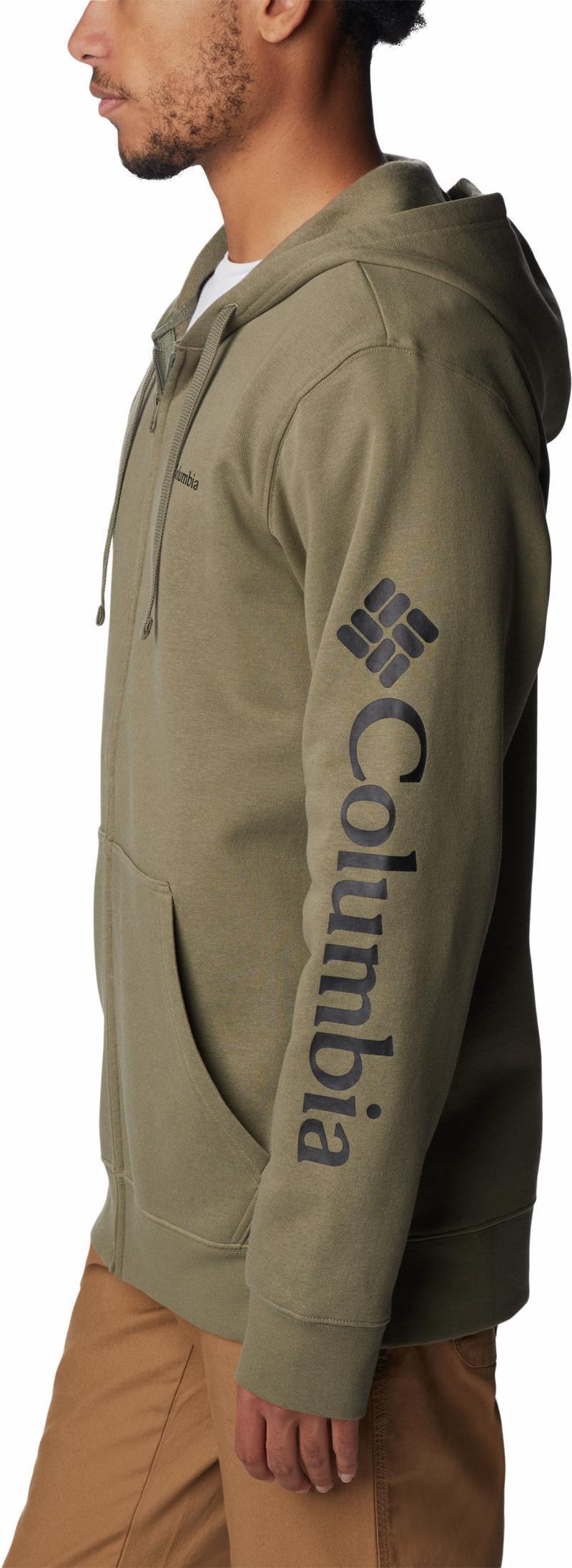 Columbia Trek Full-Zip Hoodie - Mens - Stone Green / CSC Sleeve Logo 5