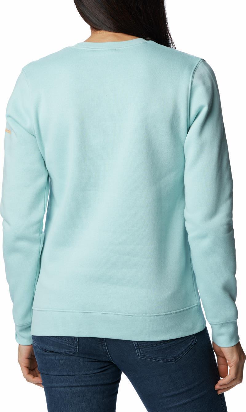 Columbia Trek Graphic Crew - Womens - aqua haze / sunset peach 1