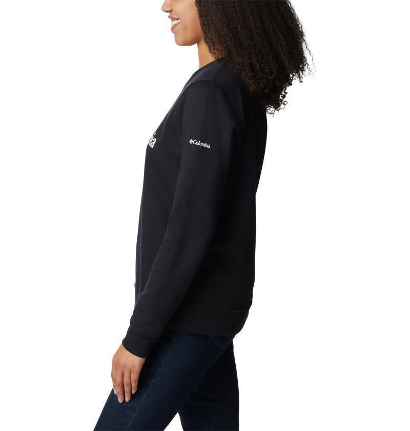 Columbia Trek Graphic Crew - Womens - black / columbia gem 1