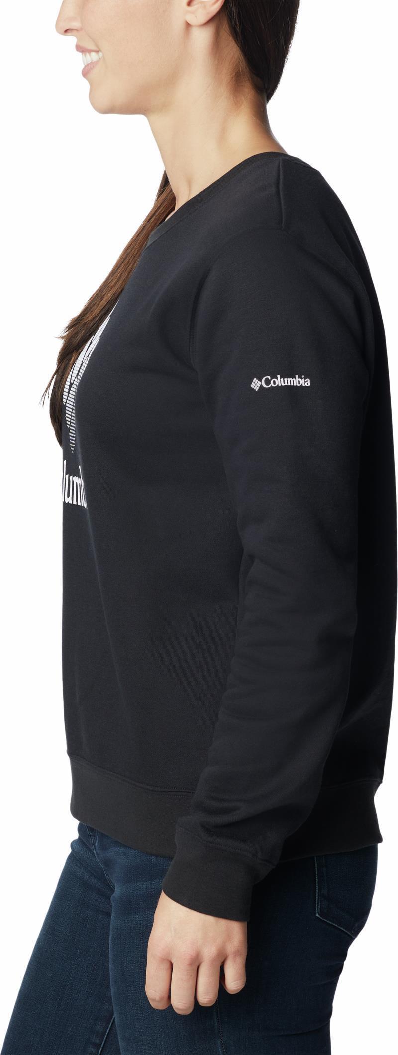Columbia Trek Graphic Crew - Womens - black / white csc stacked logo 1