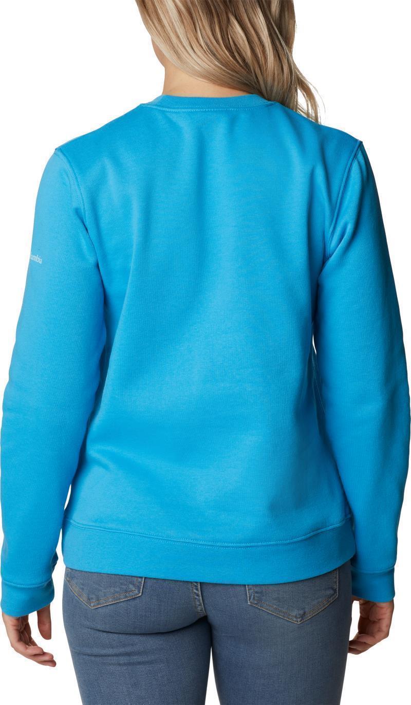 Columbia Trek Graphic Crew - Womens - blue chill / columbia stencil 1