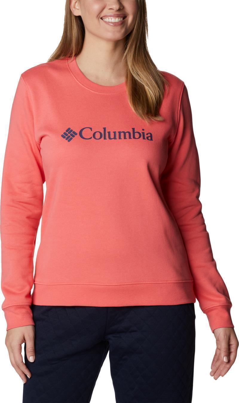Columbia Trek Graphic Crew - Womens - blush pink / columbia gem 1