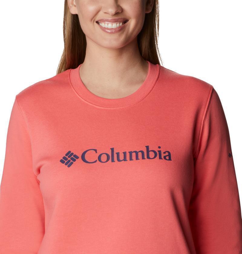 Columbia Trek Graphic Crew - Womens - blush pink / columbia gem 1
