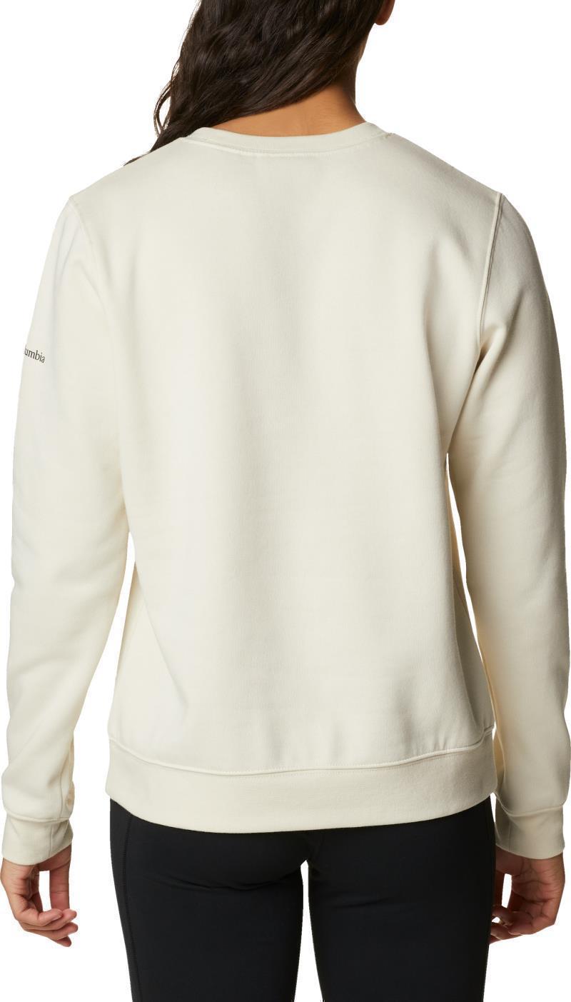 Columbia Trek Graphic Crew - Womens - chalk / script logo 1