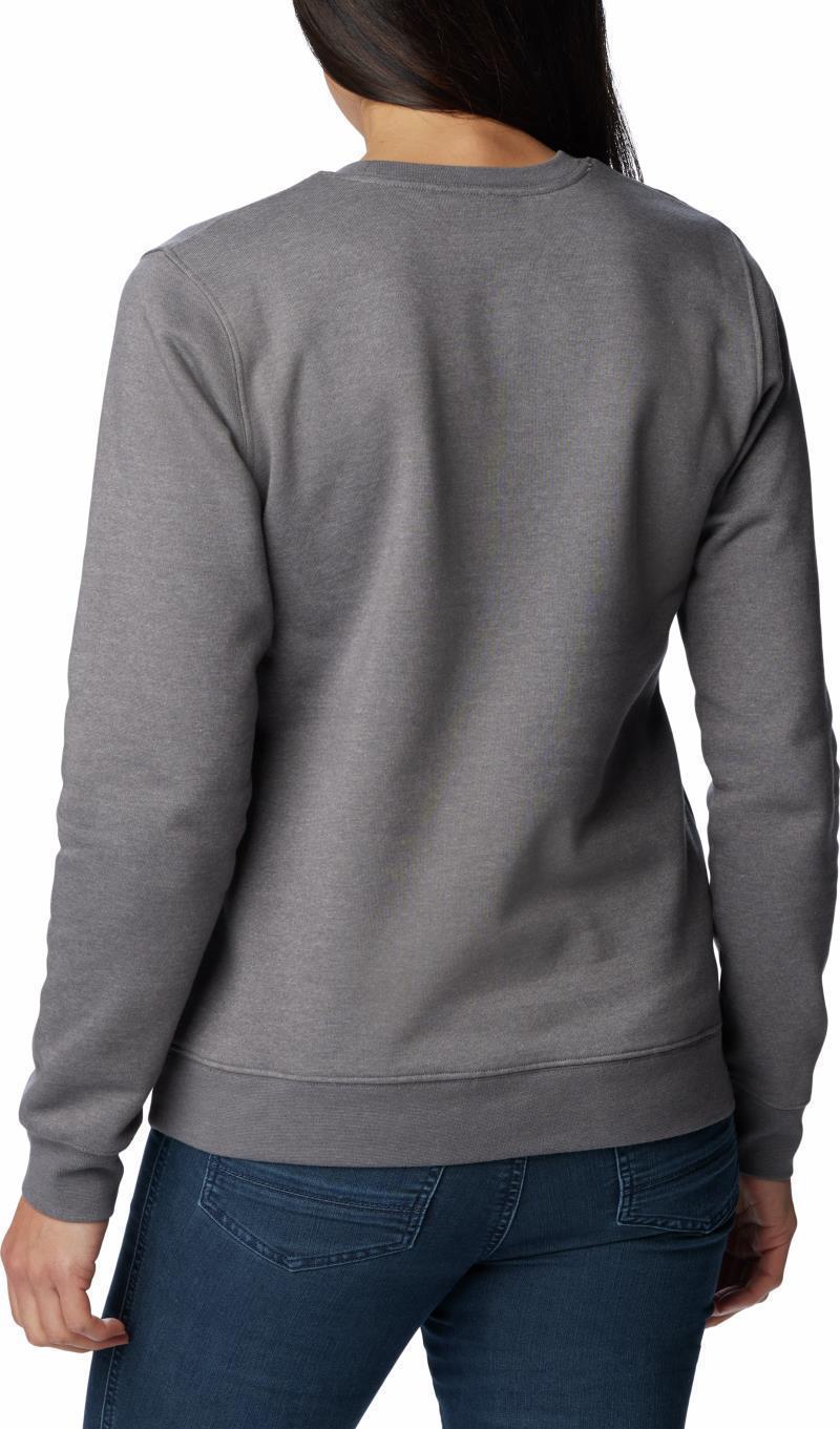 Columbia Trek Graphic Crew - Womens - city grey heather / white 1