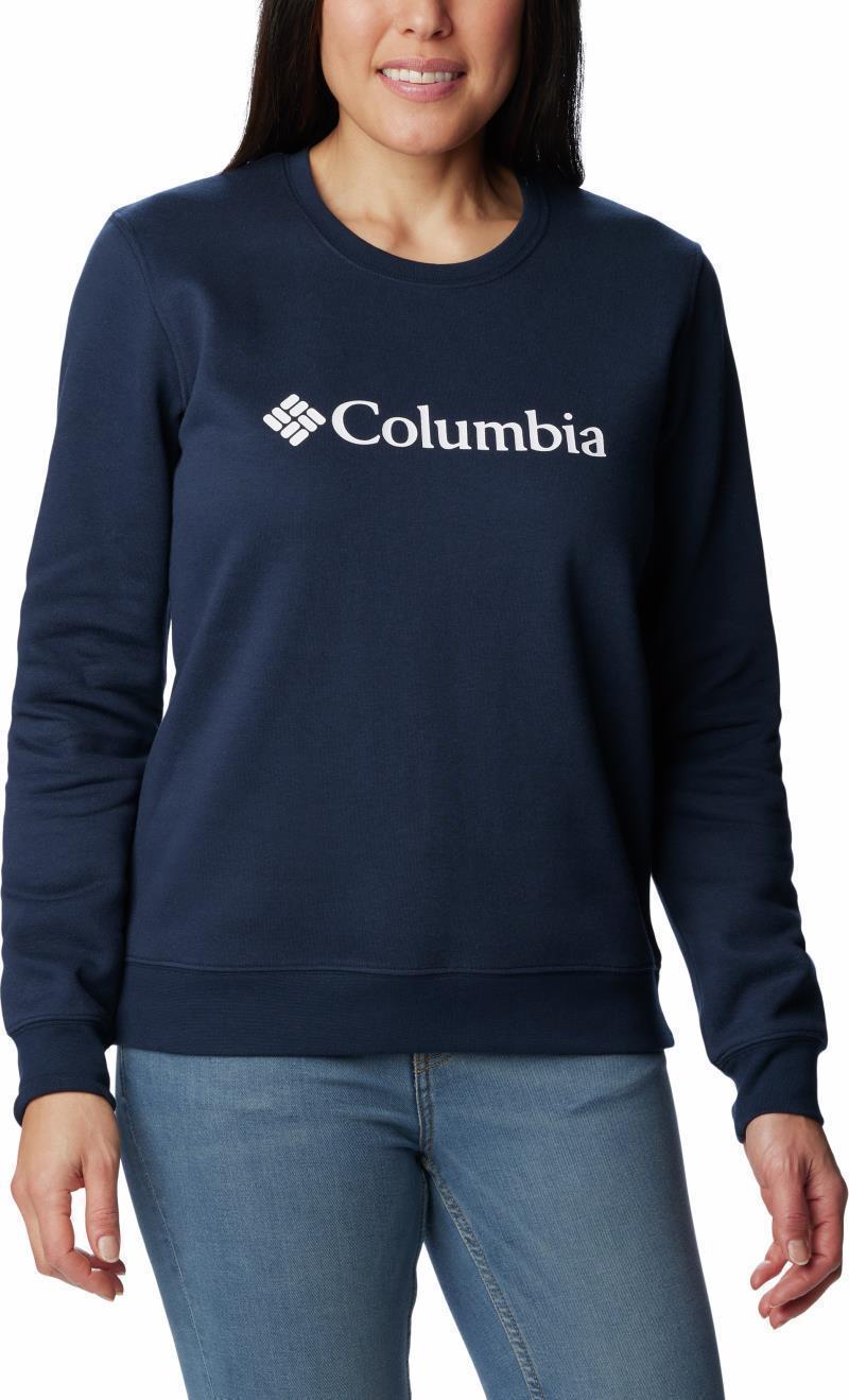 Columbia Trek Graphic Crew - Womens - collegiate navy / white logo 1