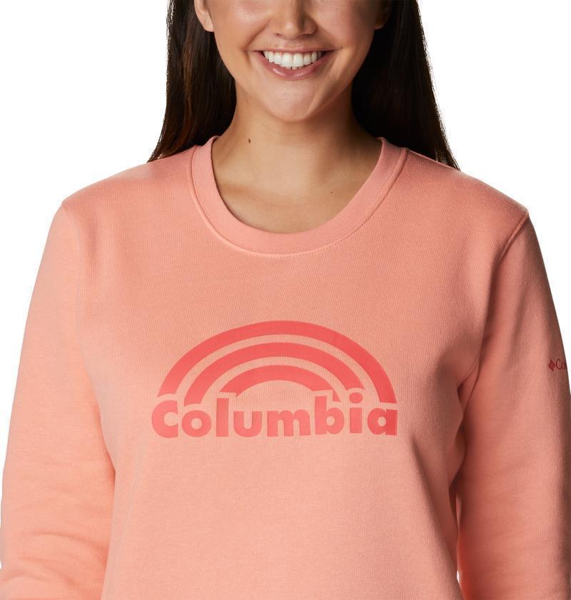 Columbia Trek Graphic Crew - Womens - coral reef rainbow 1