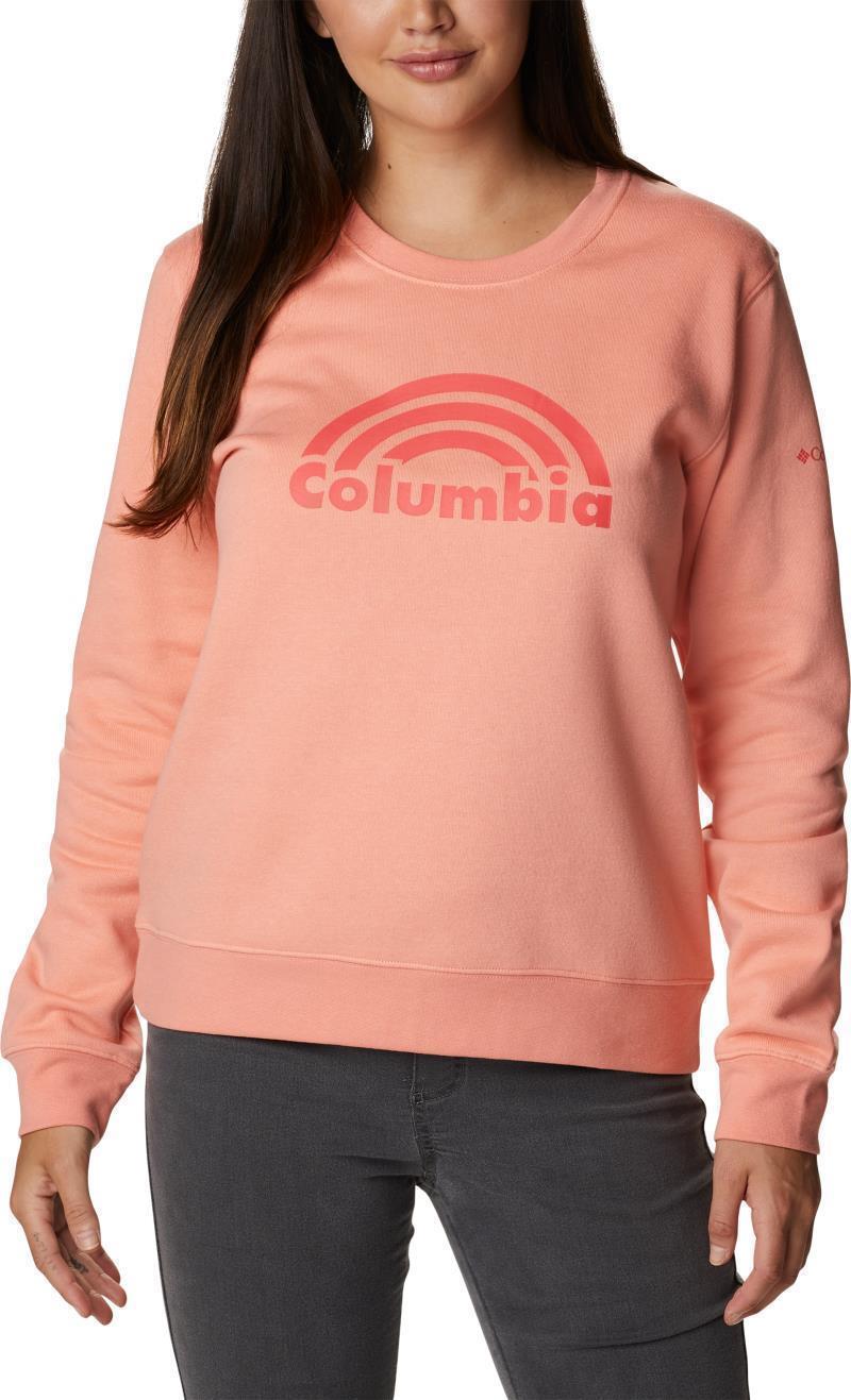 Columbia Trek Graphic Crew - Womens - coral reef rainbow 1