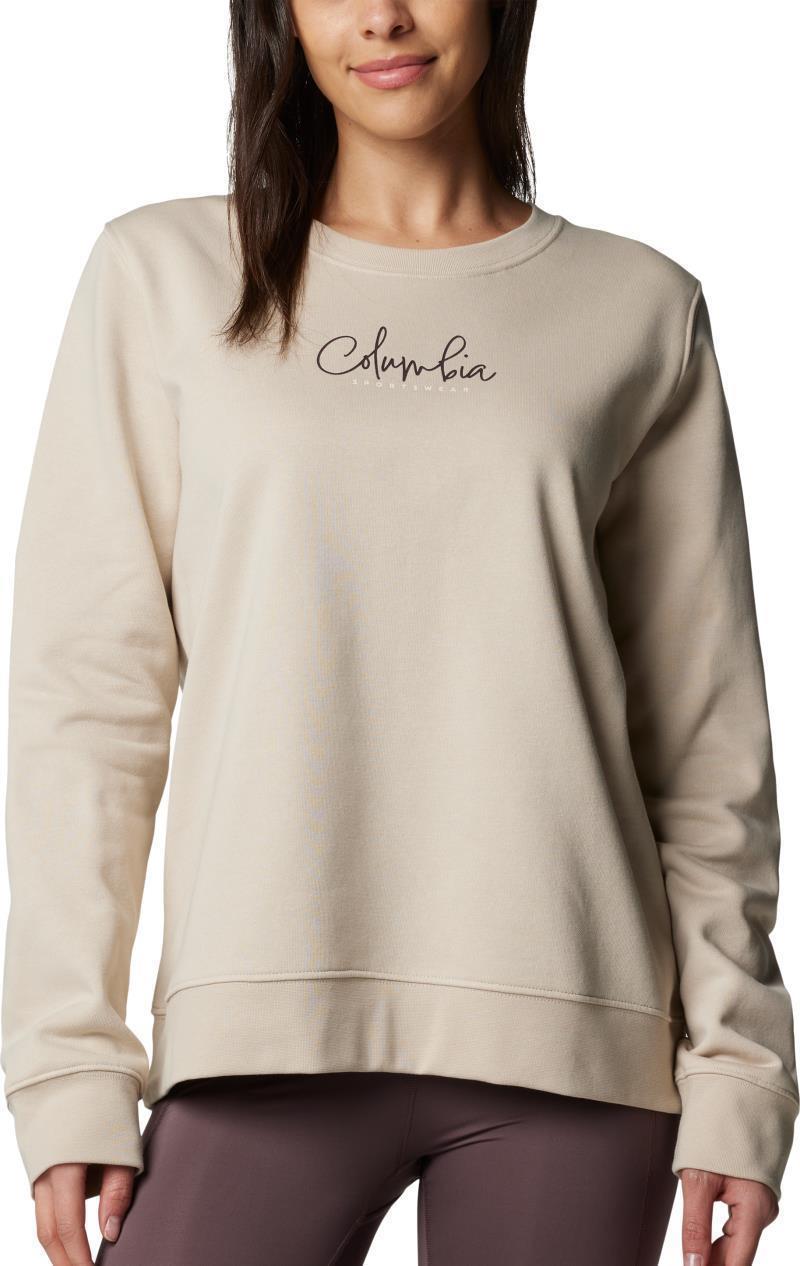 Columbia Trek Graphic Crew - Womens - dark stone / script 1