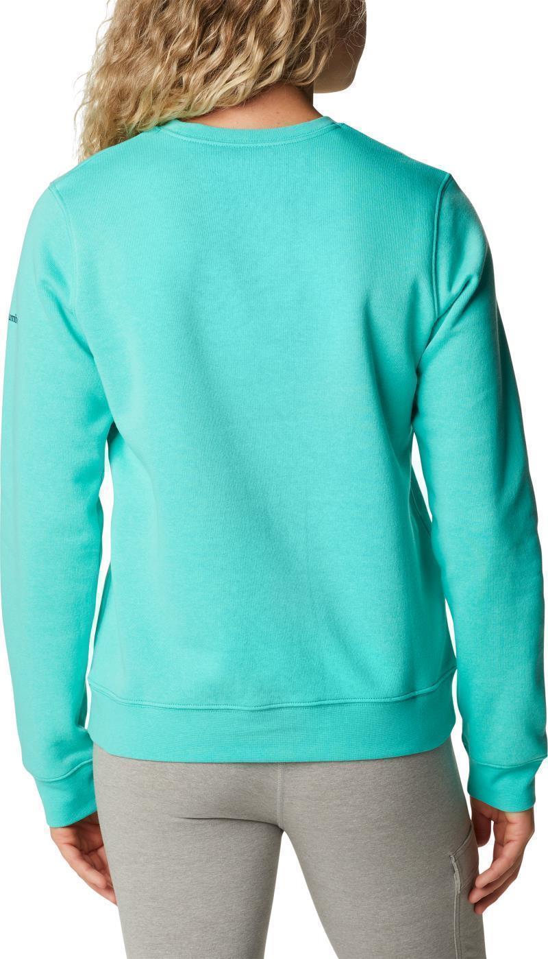 Columbia Trek Graphic Crew - Womens - electric turquoise rainbow 1