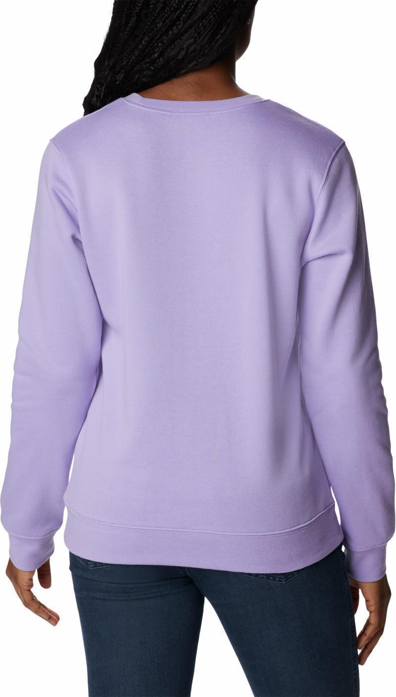 Columbia Trek Graphic Crew - Womens - frosted purple / white logo 1