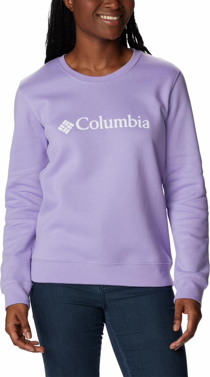 Columbia Trek Graphic Crew - Womens - frosted purple / white logo 1