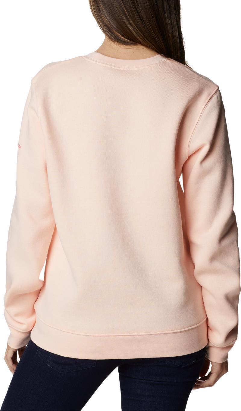Columbia Trek Graphic Crew - Womens - peach blossom / columbia stencil 1