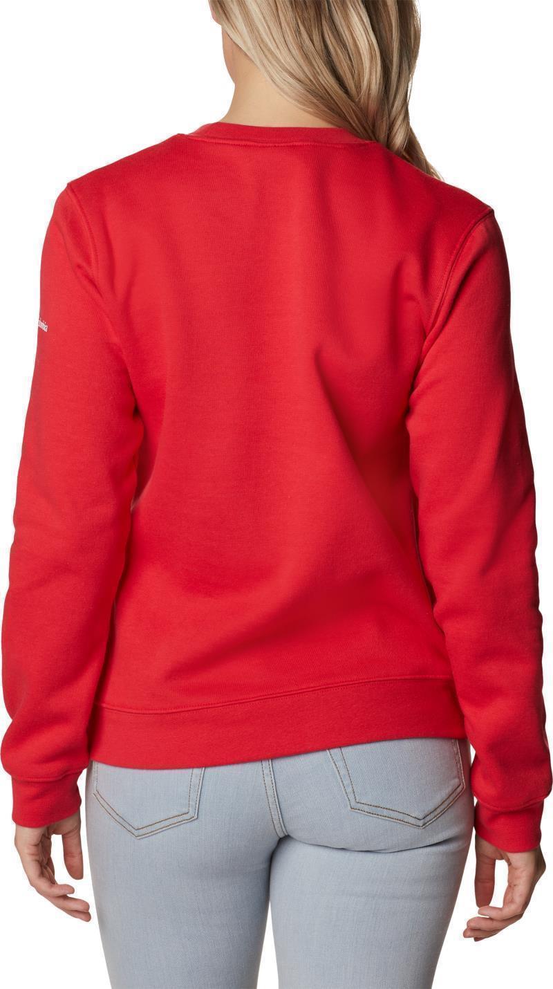 Columbia Trek Graphic Crew - Womens - red lily / csc collegiate 1