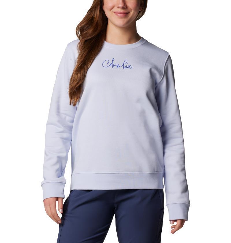 Columbia Trek Graphic Crew - Womens - snowdrift / script 1