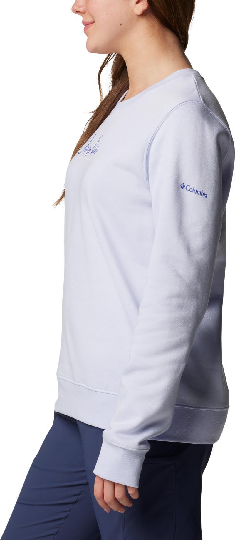 Columbia Trek Graphic Crew - Womens - snowdrift / script 1