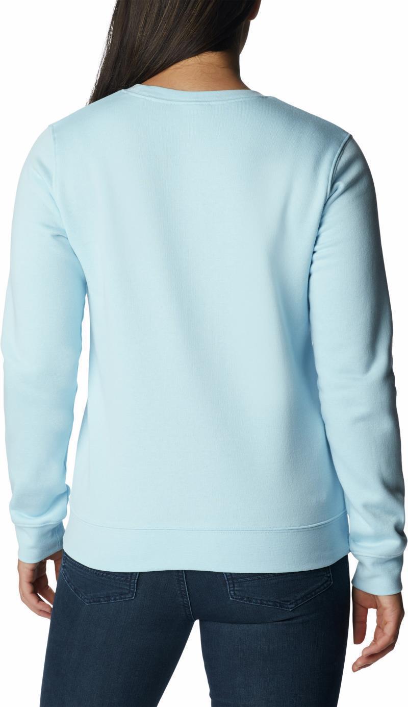 Columbia Trek Graphic Crew - Womens - spring blue / white logo 1