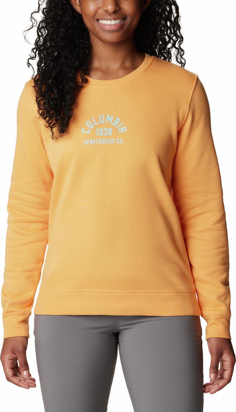 Columbia Trek Graphic Crew - Womens - sunset peach / aqua haze 1