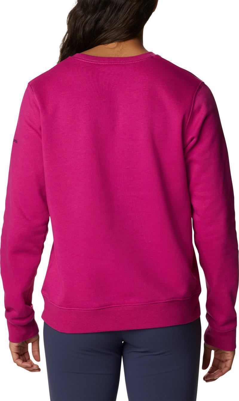 Columbia Trek Graphic Crew - Womens - wild fuchsia stacked gem 1