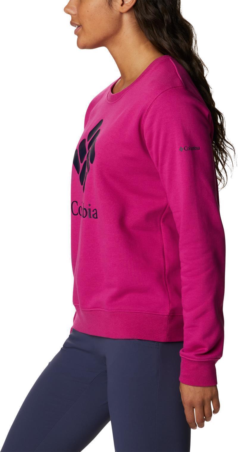 Columbia Trek Graphic Crew - Womens - wild fuchsia stacked gem 1